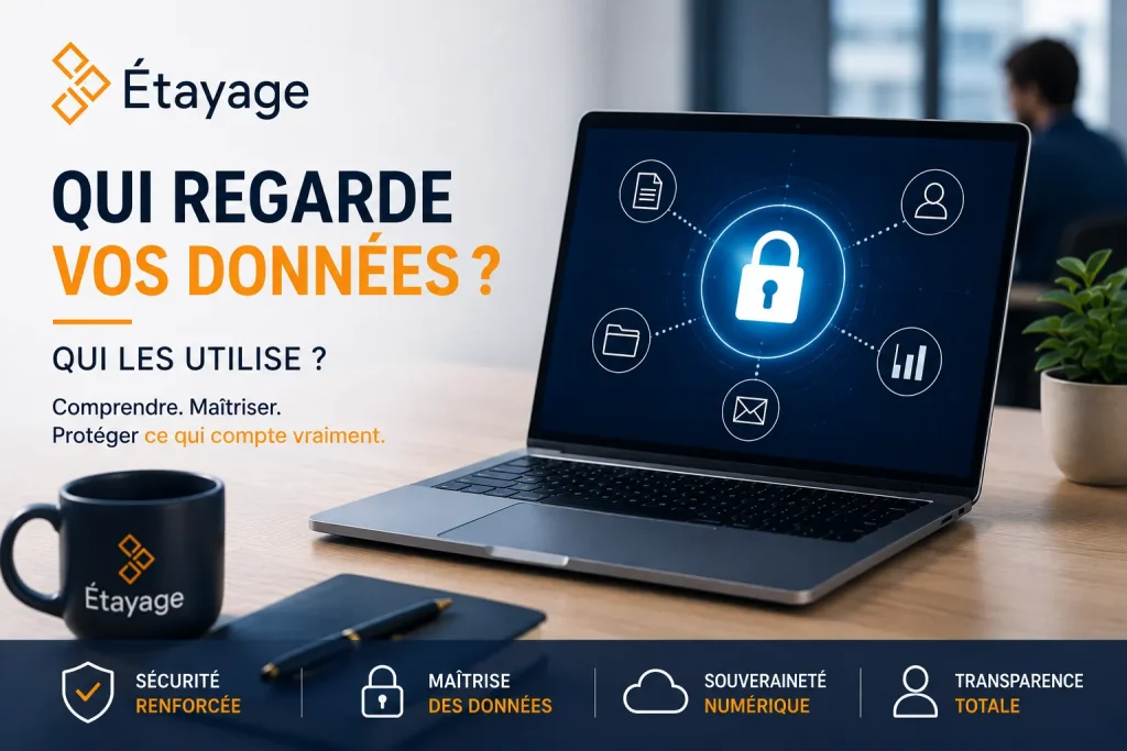 etayage qui regarde vos donnees qui les utilise