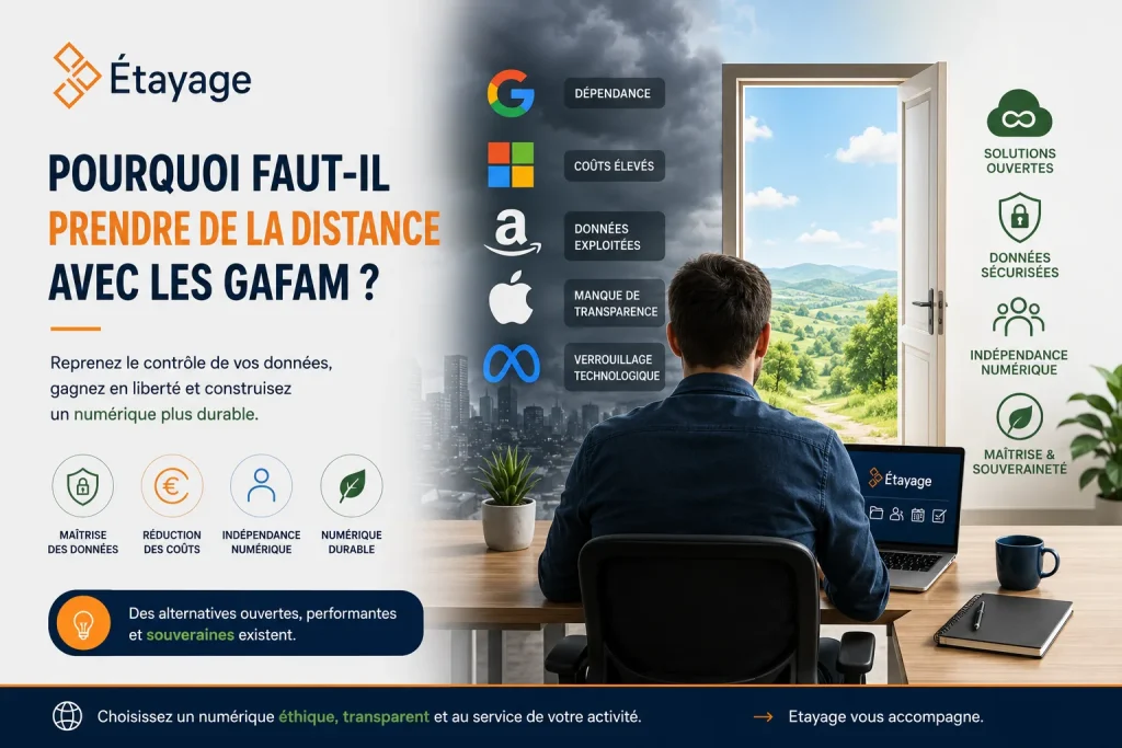 Pourquoi faut-il prendre de la distance avec les GAFAM ?